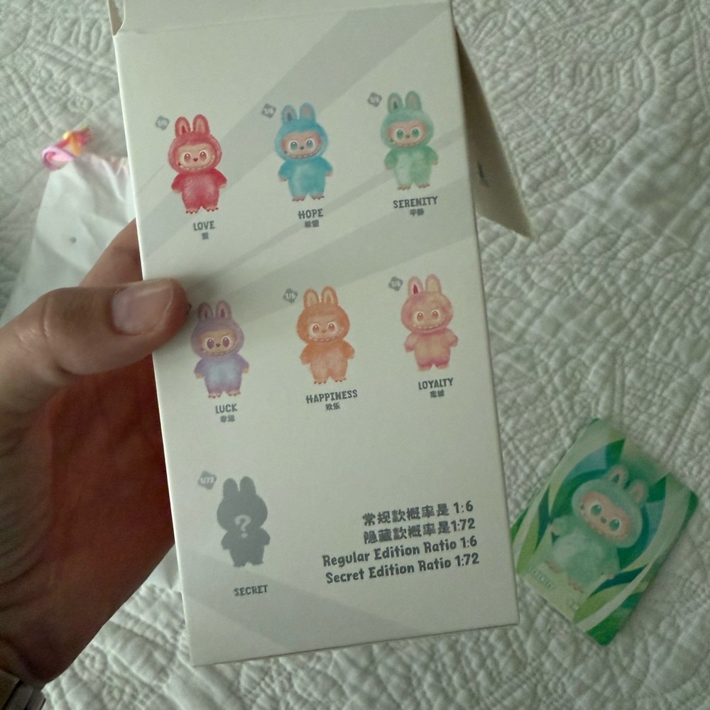 Pop Mart The Monsters Big Into Energy Series “Serenity” Plush + Box + Card + Bag - Picture 3 of 6